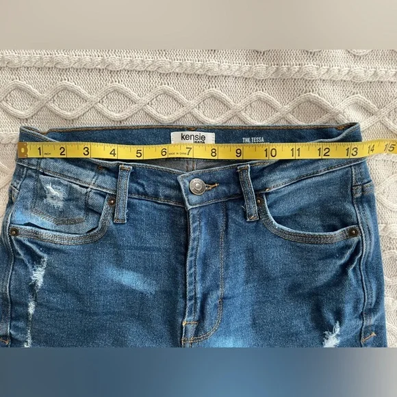 Kensie Medium Wash Jeans High Rise Bootcut “The Tessa” Women’s Size 2 - Picture 14 of 14